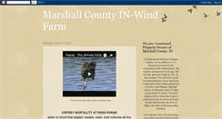 Desktop Screenshot of marshallcountyin-windfarm.blogspot.com