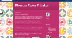 Desktop Screenshot of blossomcakesandbakes.blogspot.com