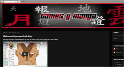 Desktop Screenshot of gamesymanga.blogspot.com