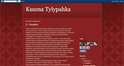 Desktop Screenshot of kuumatylypahka.blogspot.com