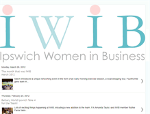 Tablet Screenshot of ipswichwomeninbusiness.blogspot.com