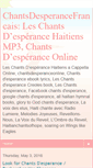 Mobile Screenshot of chantsdesperancefrancais.blogspot.com