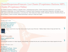 Tablet Screenshot of chantsdesperancefrancais.blogspot.com