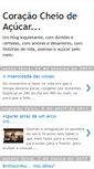 Mobile Screenshot of coracaocheiodeacucar.blogspot.com