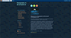 Desktop Screenshot of geographyisallaroundus.blogspot.com