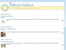 Tablet Screenshot of hello-carla.blogspot.com