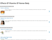 Tablet Screenshot of effectsvitamins.blogspot.com