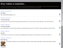 Tablet Screenshot of amymakesaresolution.blogspot.com