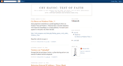 Desktop Screenshot of cryhavocgame.blogspot.com