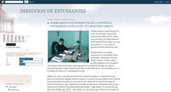 Desktop Screenshot of direccionestudiantes.blogspot.com