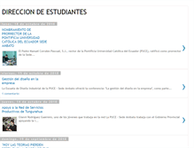 Tablet Screenshot of direccionestudiantes.blogspot.com