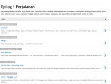 Tablet Screenshot of epilogsatuperjalanan.blogspot.com