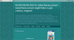 Desktop Screenshot of manichiurabacau.blogspot.com