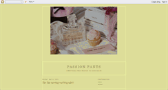 Desktop Screenshot of passionpants.blogspot.com