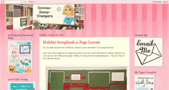 Desktop Screenshot of donnas-sassy-stampers.blogspot.com