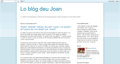 Desktop Screenshot of loblogdeujoan.blogspot.com