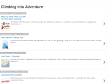 Tablet Screenshot of climbingintoadventure.blogspot.com