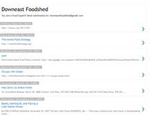 Tablet Screenshot of downeastfood.blogspot.com