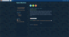 Desktop Screenshot of openmachine.blogspot.com