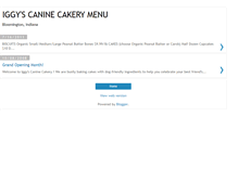 Tablet Screenshot of caninecakery.blogspot.com