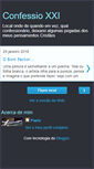 Mobile Screenshot of confessioxxi.blogspot.com