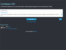 Tablet Screenshot of confessioxxi.blogspot.com