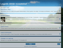 Tablet Screenshot of legjobbdietak.blogspot.com