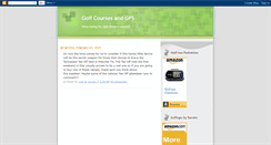 Desktop Screenshot of golfcoursesandgps.blogspot.com