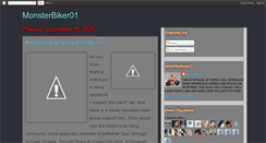 Desktop Screenshot of monsterbiker01.blogspot.com