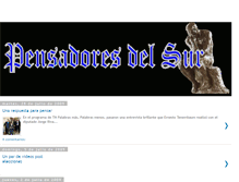 Tablet Screenshot of pensadoresdelsur.blogspot.com