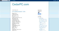 Desktop Screenshot of cedarpc.blogspot.com