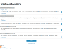 Tablet Screenshot of crooksandswindlers.blogspot.com
