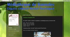 Desktop Screenshot of mediathequebannalec.blogspot.com