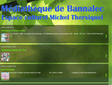 Tablet Screenshot of mediathequebannalec.blogspot.com