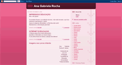 Desktop Screenshot of anagabrielarocha.blogspot.com