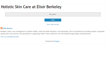 Tablet Screenshot of erikaskincare.blogspot.com