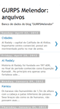 Mobile Screenshot of gurpsmelendorarquivos.blogspot.com