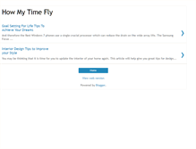 Tablet Screenshot of howmytimeflys.blogspot.com