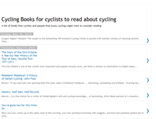 Tablet Screenshot of cyclingbooks.blogspot.com