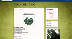 Desktop Screenshot of geosrural.blogspot.com