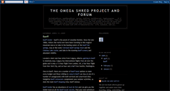 Desktop Screenshot of omega-shred-project.blogspot.com