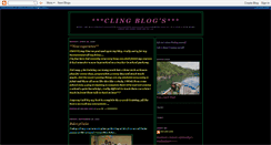 Desktop Screenshot of cling85.blogspot.com