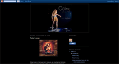 Desktop Screenshot of celinedionofficial.blogspot.com