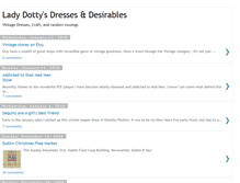 Tablet Screenshot of ladydotty.blogspot.com