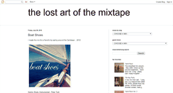 Desktop Screenshot of lostartofthemixtape.blogspot.com