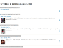 Tablet Screenshot of blogopassadonopresente.blogspot.com