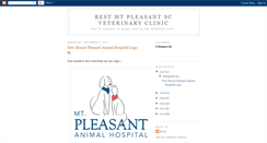 Desktop Screenshot of mtpleasantscveterinaryclinic.blogspot.com