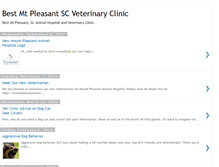 Tablet Screenshot of mtpleasantscveterinaryclinic.blogspot.com