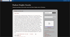 Desktop Screenshot of hudsonheightsgazette.blogspot.com