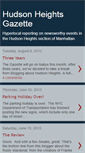 Mobile Screenshot of hudsonheightsgazette.blogspot.com